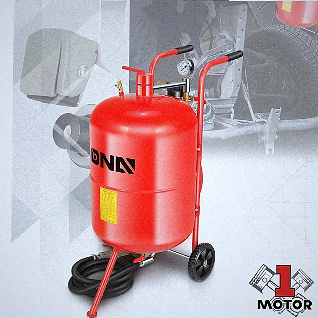 60-110psi 20 Gallon Blast Tank Sandblaster Air Compressors w/ 4 Ceramic Nozzles