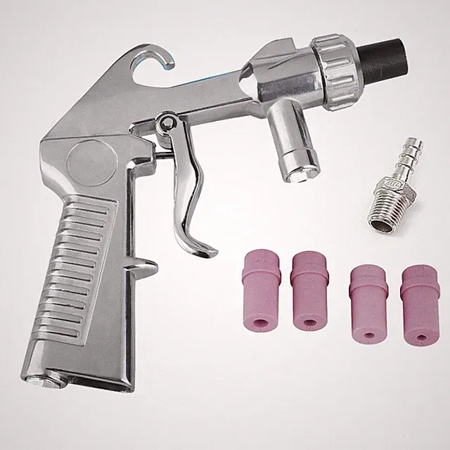 Sandblaster Air Cleaning Sandblasting Sand Blaster Nozzle Pneumatic Tool Sets